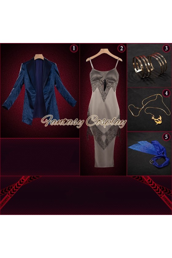 Path to Nowhere Vautour Bleu Cosplay Costume